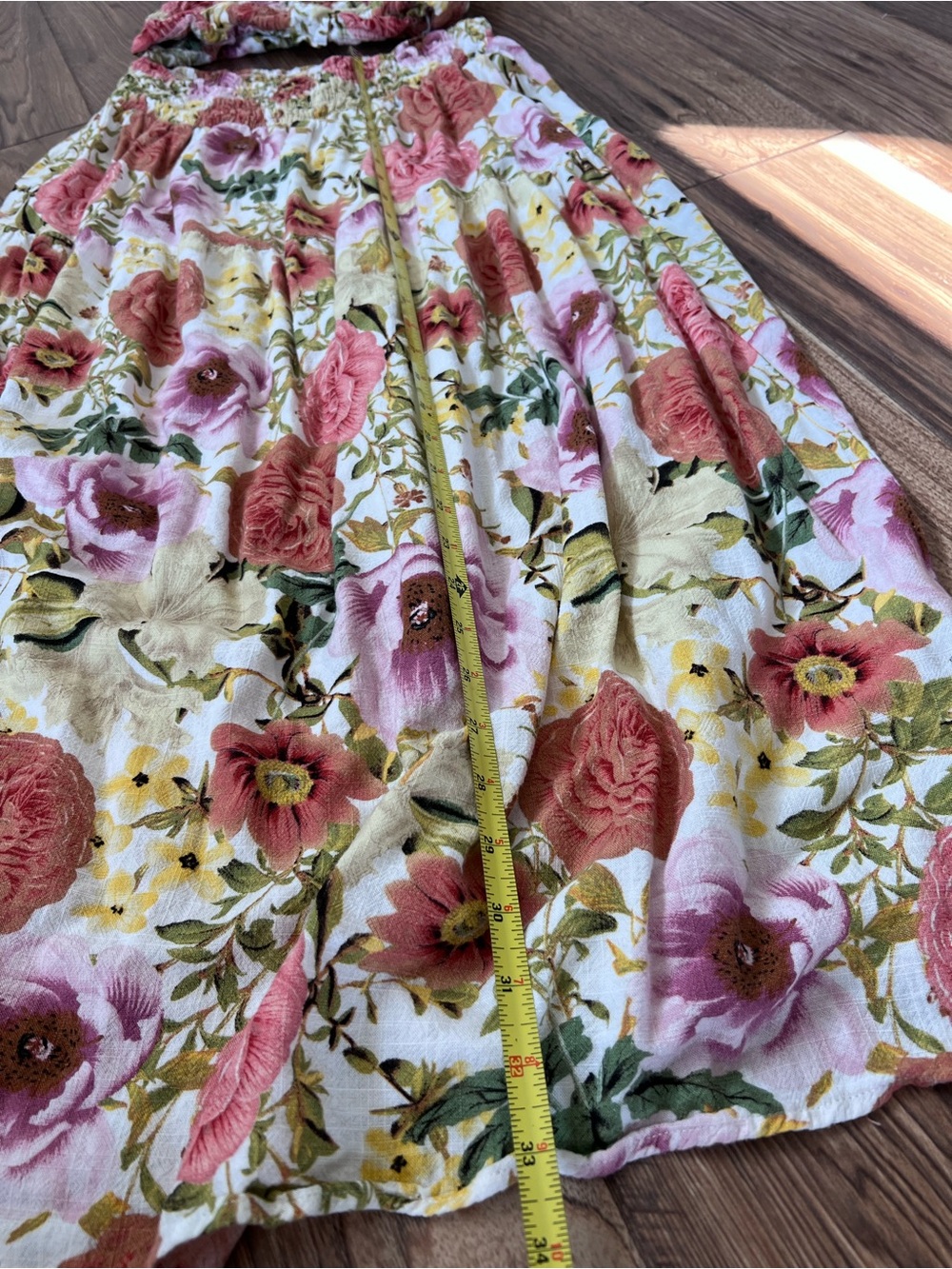 Anthropologie Floral Two-Piece Maxi Set by Paper Heart - Picture 6 of 6